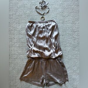 (SOLD) bebe Silk Romper (XS)